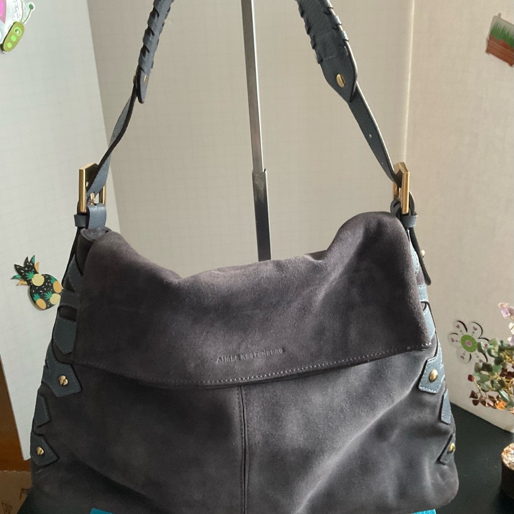 Aimee Kestenberg Leather and Suede Handbag